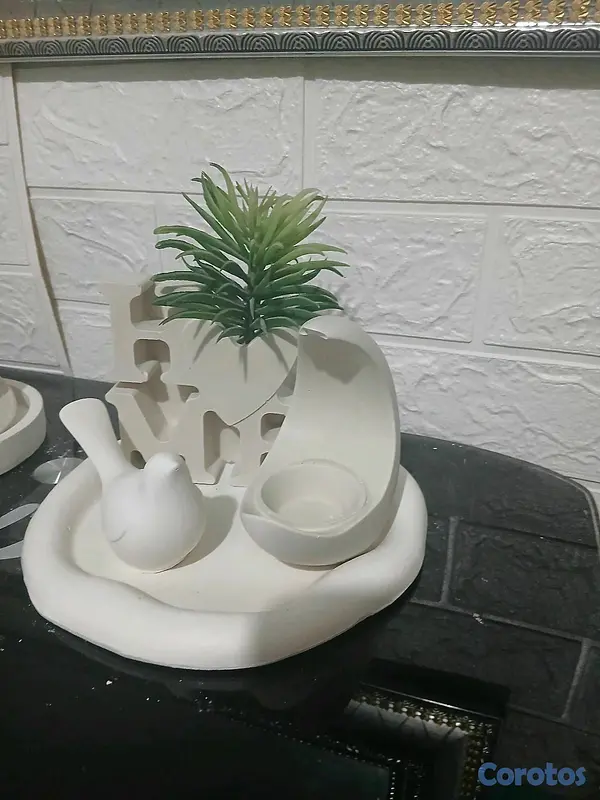 decoración y accesorios - piezas en yeso  8