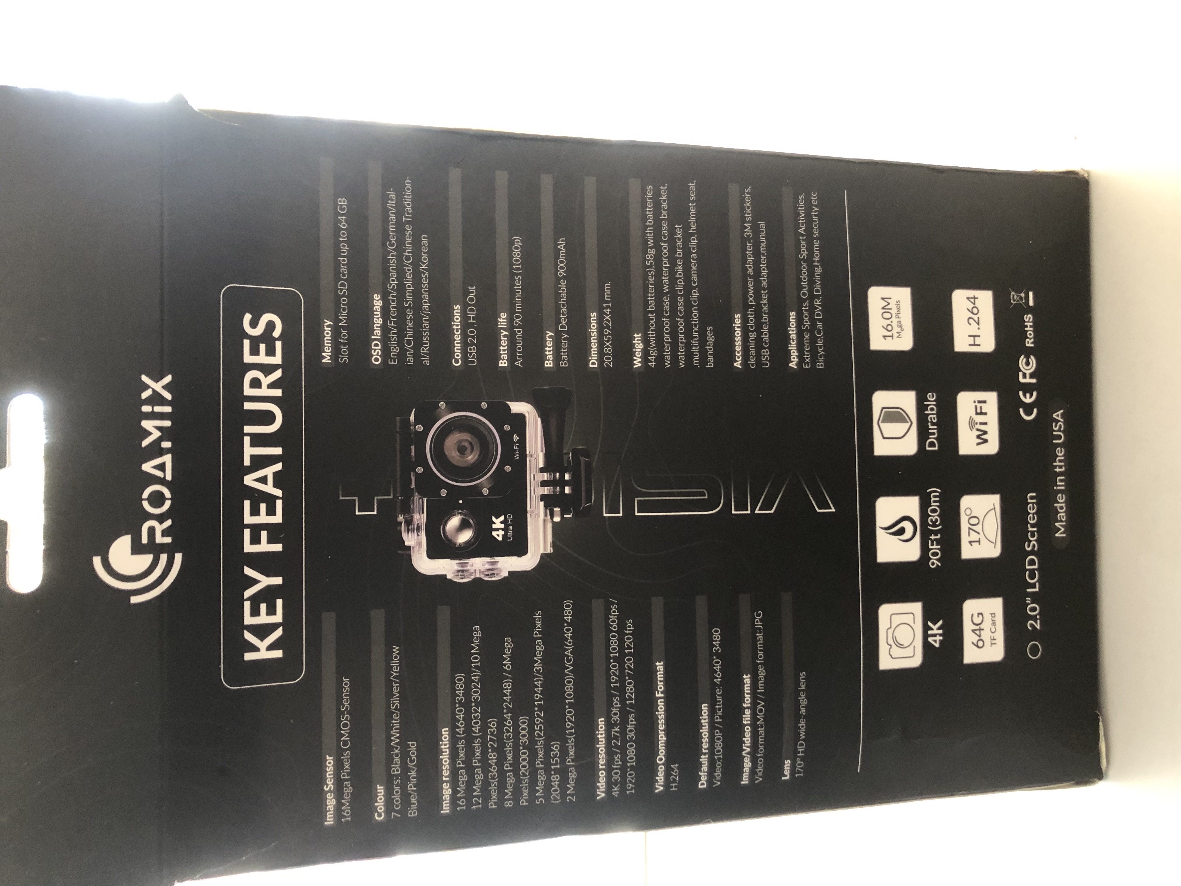 camaras y audio - Cámara Roamix Visión+ 4K  1