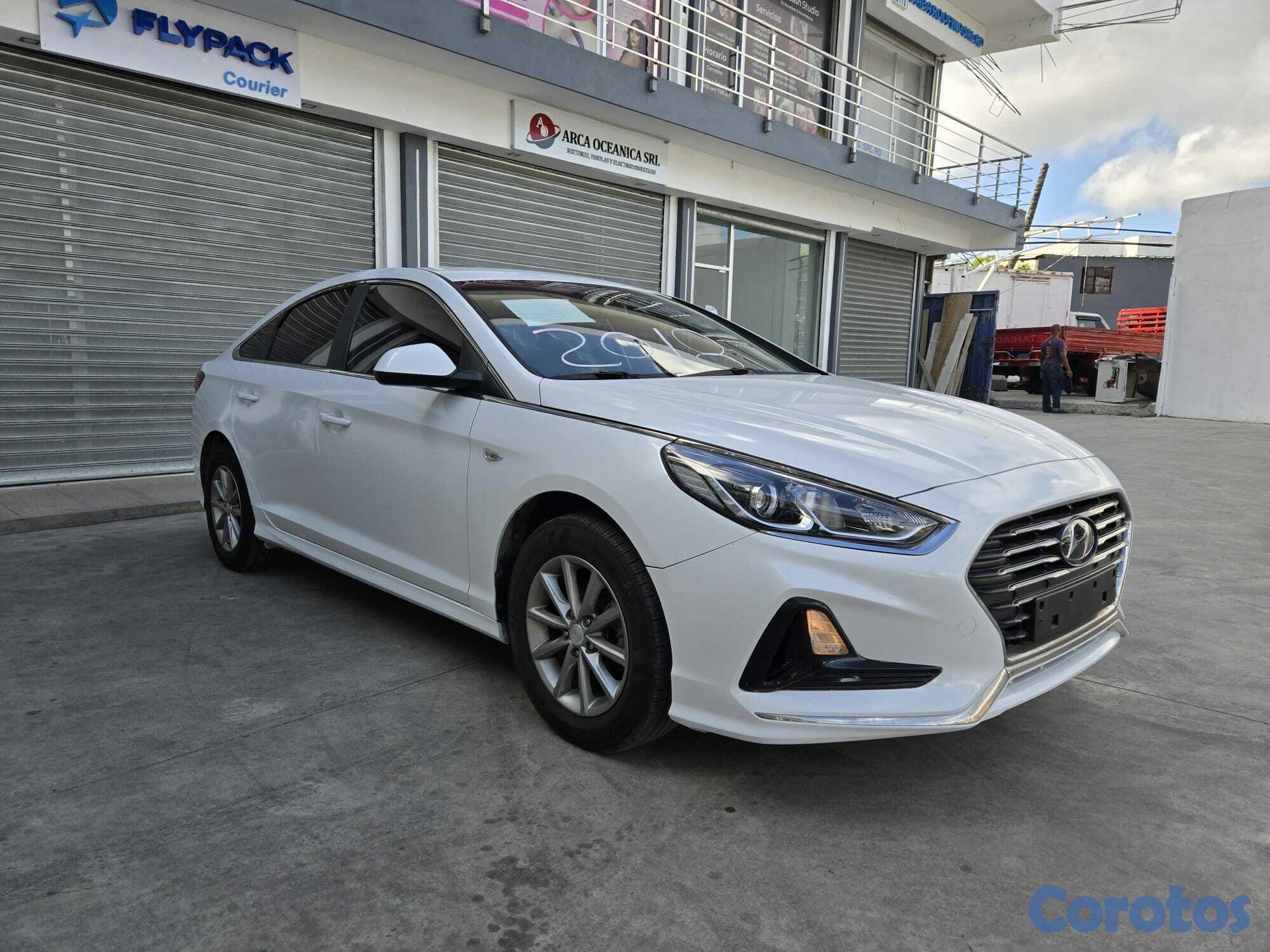 carros - HYUNDAI SONATA NEW RISE 2018 BLANCO 1