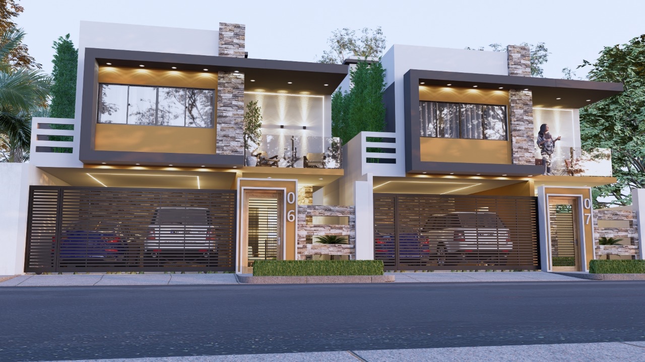 casas - Venta de casa con piscina en la autopista de san Isidro reserva con 3000usd 8