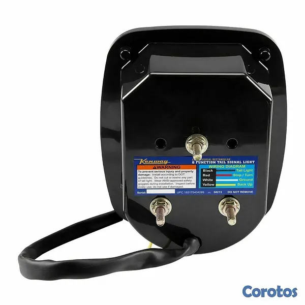 repuestos - Luces traseras LED universales para remolque, 6en1 2