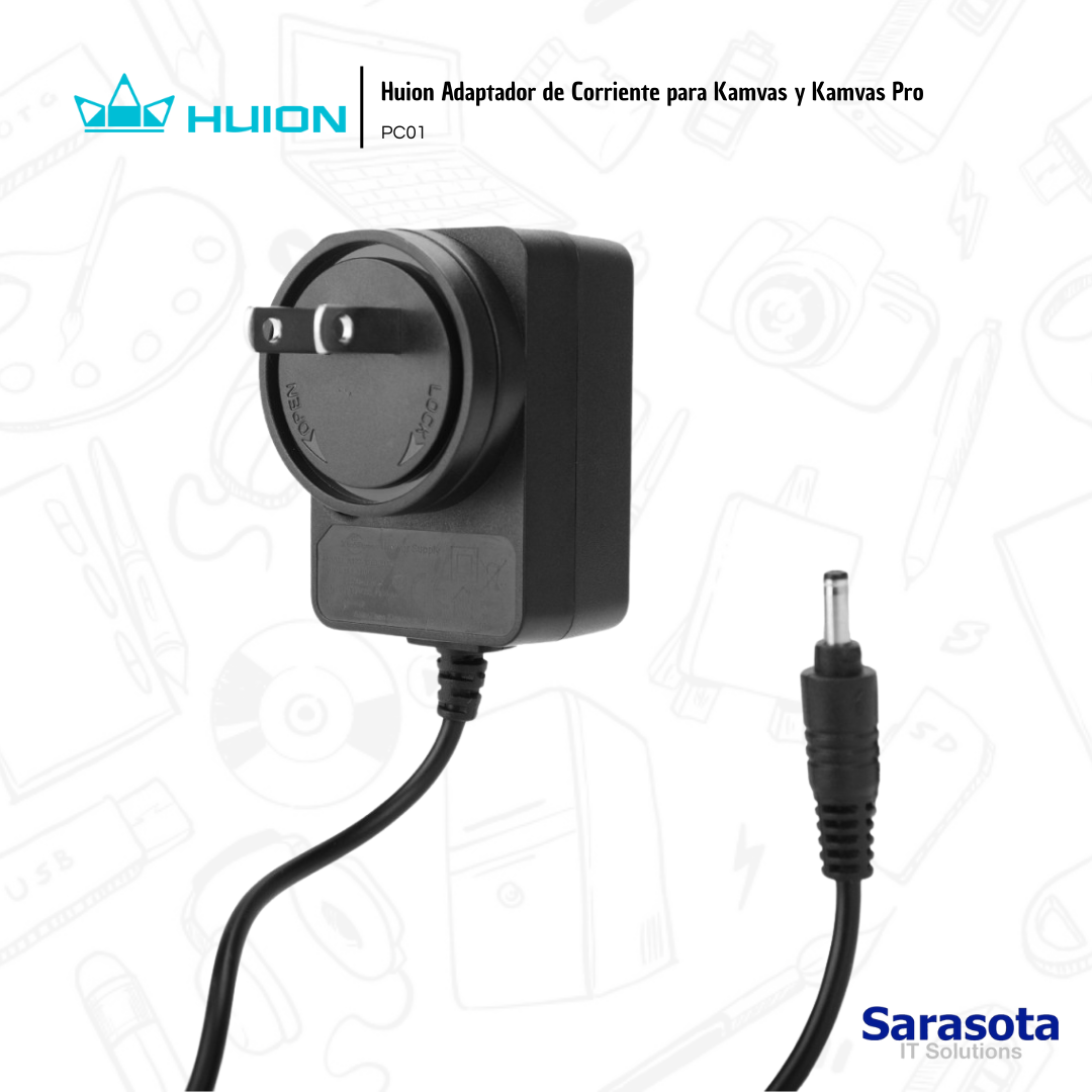accesorios para electronica - Huion Adaptador de Corriente  Kamvas y Kamvas Pro 0