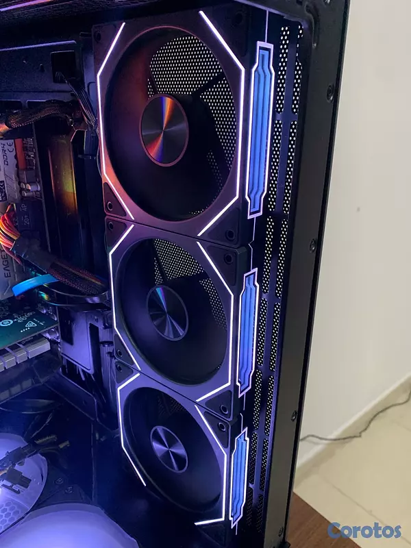 computadoras y laptops - Kit 3 Ventiladores PC 120mm Silenciosos Alto Flujo 🔥 5