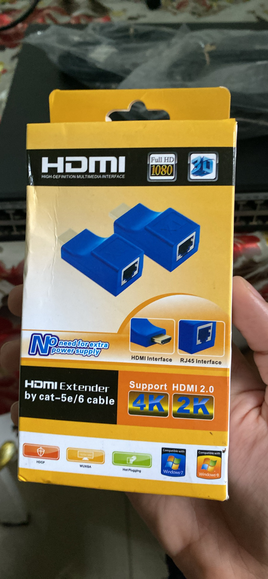 accesorios para electronica - HDMI Extender por cable de red (Cat 5e/6)