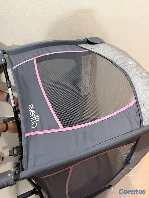 coches y sillas - Corral evenflo con cambiador  5