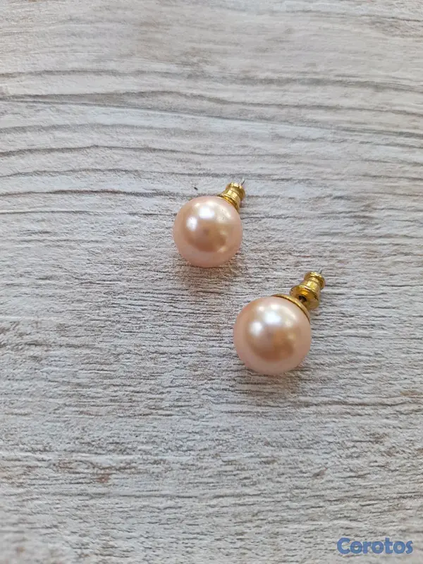 joyas, relojes y accesorios - Se vende juego de Perla Rosada Vintange, Marvella  5