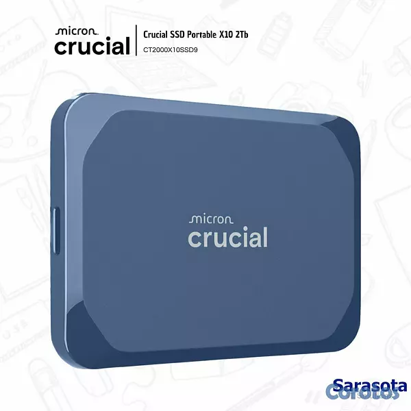 accesorios para electronica - Outlet Crucial SSD Portable X10 2Tb CT2000X10SSD9 3