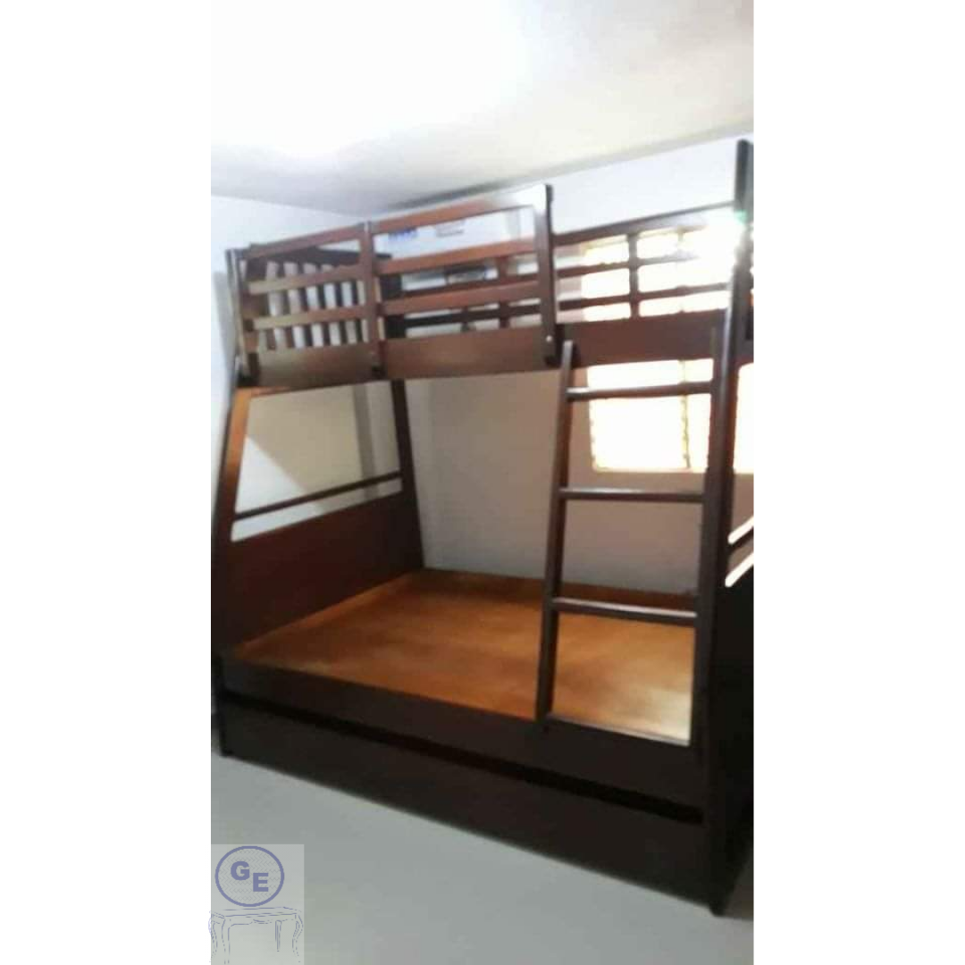 muebles y colchones - Camarote en madera color caoba 🤎  1