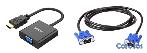 computadoras y laptops - 🔌 Adaptador HDMI a VGA + Cable VGA incluido (¡Solu 2
