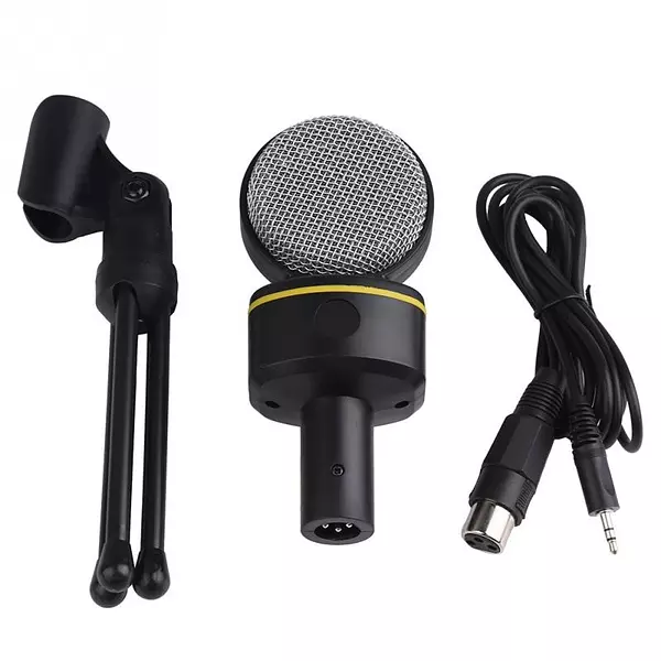 camaras y audio - Microfono Con Condensador De Estudio Con Trípode Profesional USB PLUG karaoke pc 6