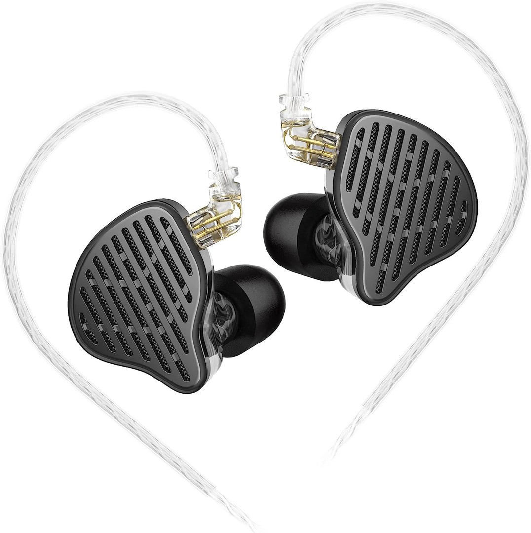 camaras y audio - KZ X HBB PR2 IEM 13.2mm Planar Driver cable desmontable 2 pines 0.75mm jack 3.5 1