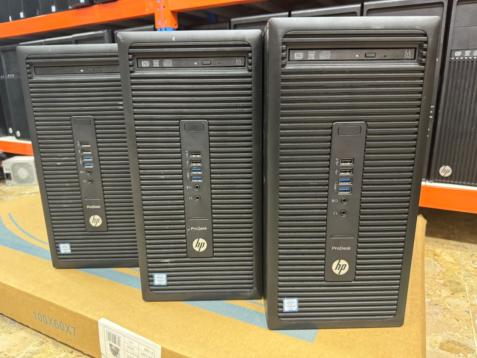 computadoras y laptops - CPU INTEL CORE I5 6TA GEN 8GB DE RAM 256 SSD HP 