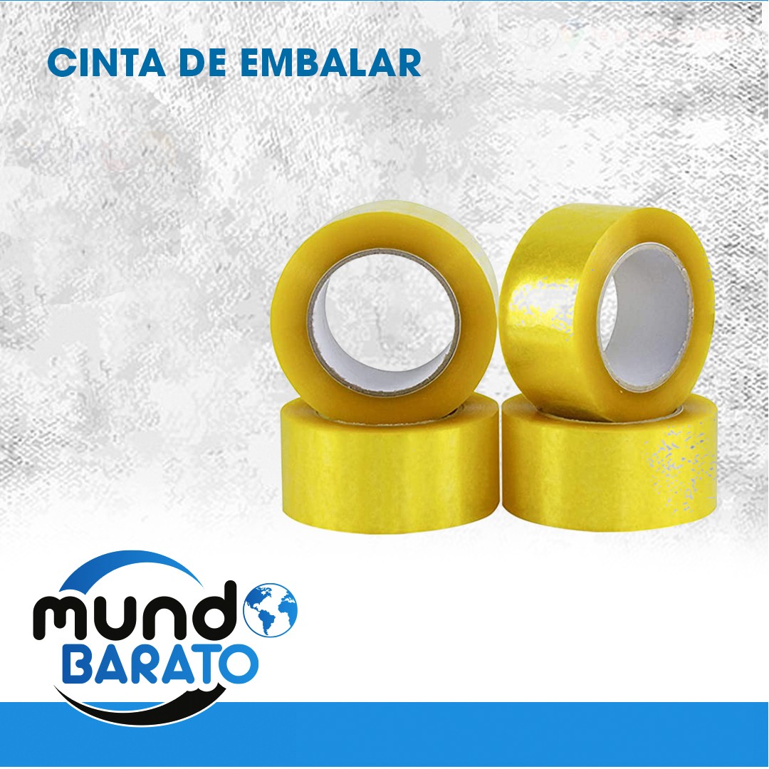 herramientas, jardines y exterior - Cinta adhesiva ancha, cinta de embalaje, transparente, ancho 4.8cm embalar