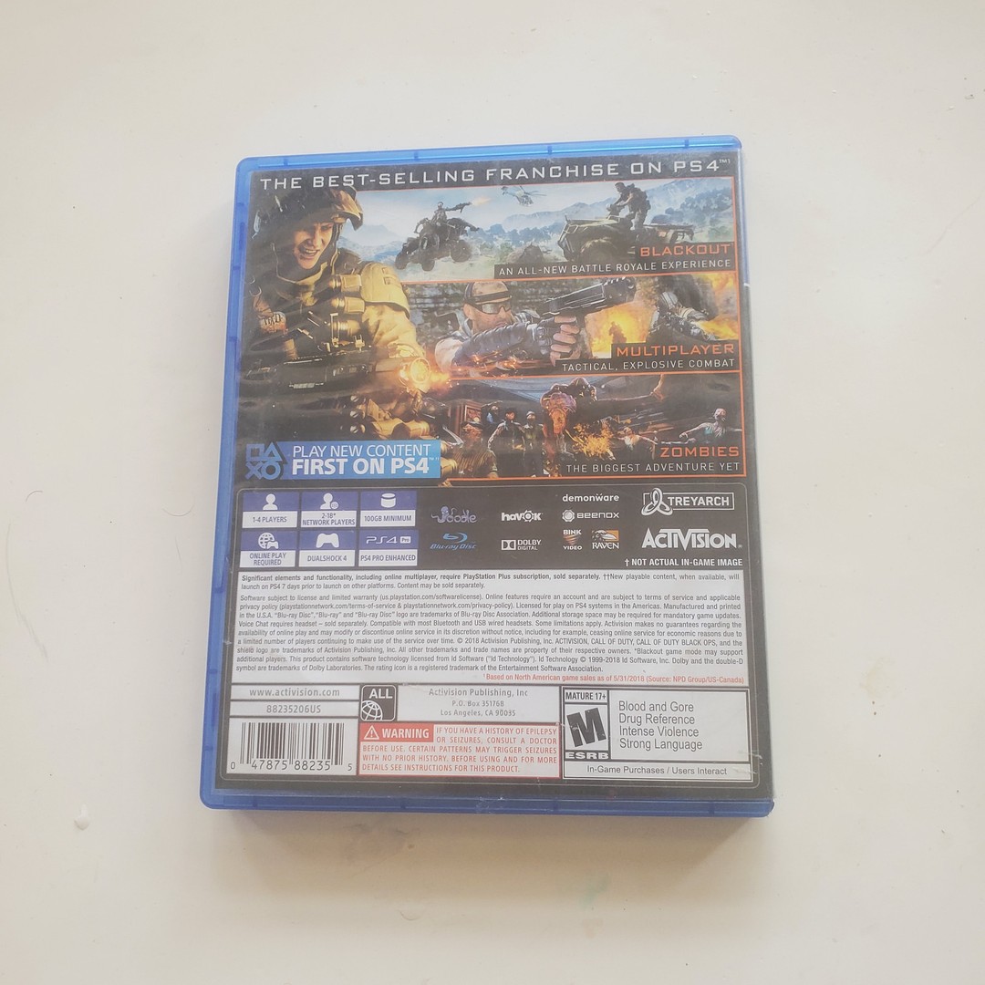 consolas y videojuegos - Call of duty blacks ops 4  2