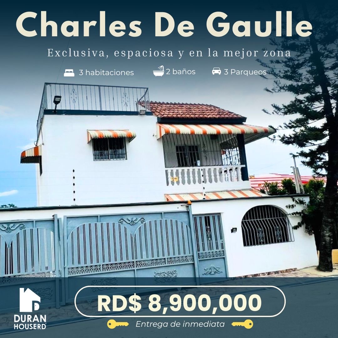 casas - venta de casa en la charles de Gaulle santo Domingo este 