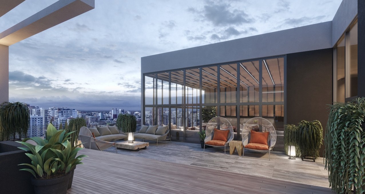 apartamentos - Venta de apartamento, 2 Hab, Evaristo Morales 8