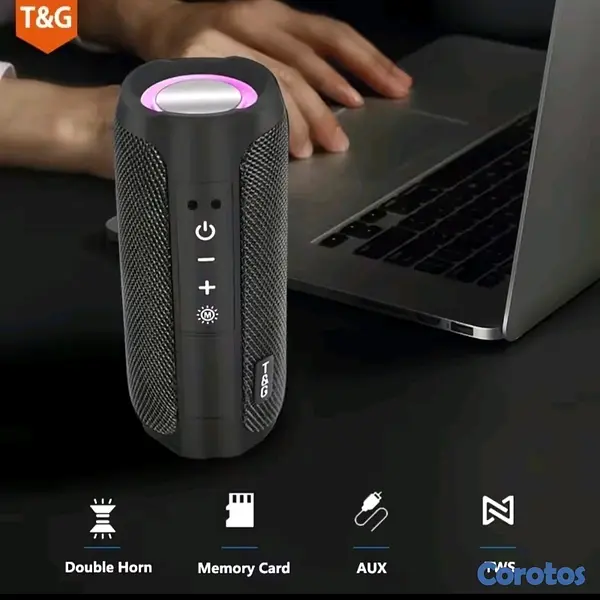 accesorios para electronica - OFERTA Bocina bluetooth 5.0 y radio FM y sonido en alta calidad 7