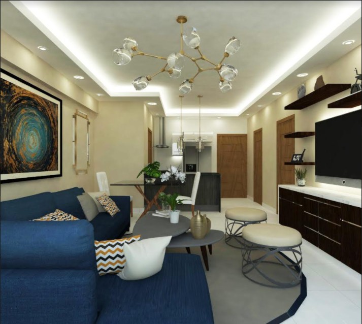apartamentos - Venta de apartamento de 1hab, en Gazcue 7