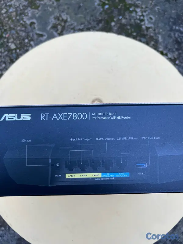 computadoras y laptops - Router/Repetidor Asus RT-AXE7800 Tri Band WiFi 6E 3