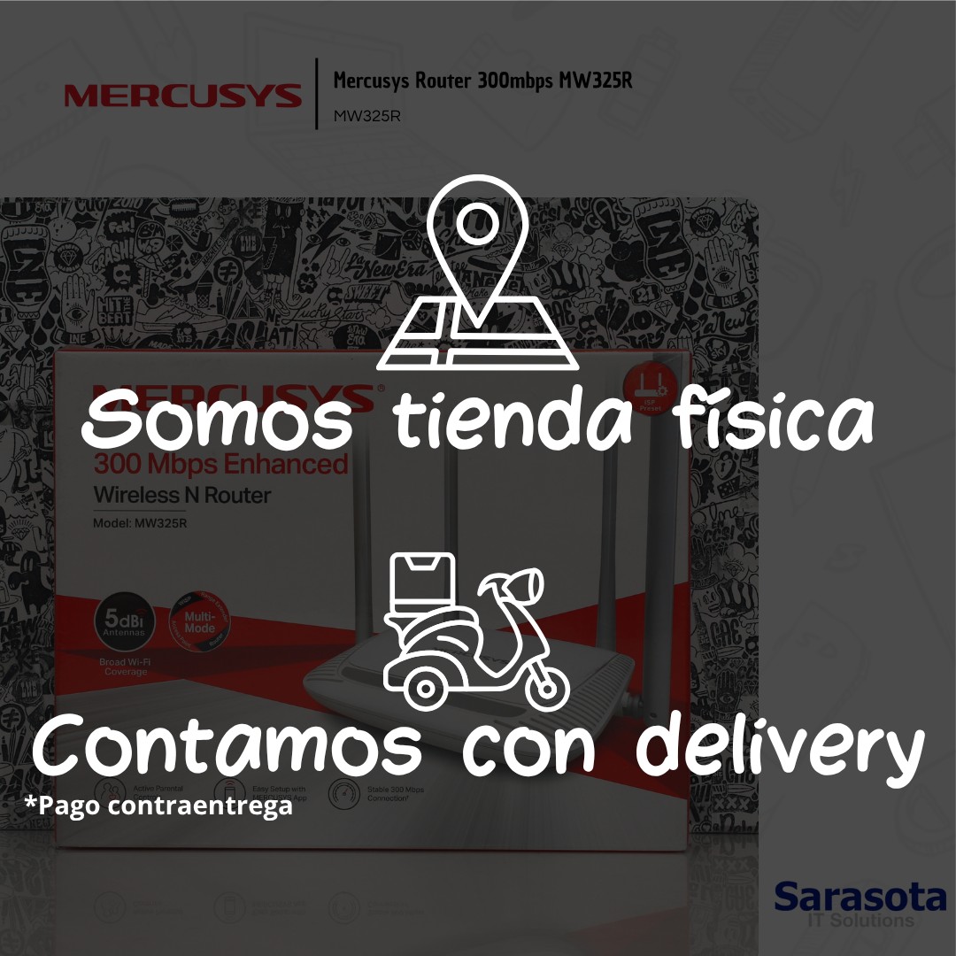 accesorios para electronica - Mercusys Router 300mbps MW325R 2