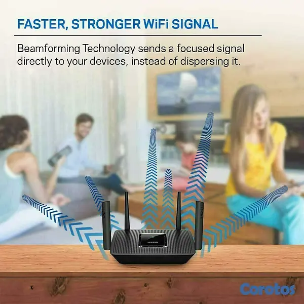 consolas y videojuegos - Linksys - AC2200 Tri-Band Mesh WiFi 5 Router  7