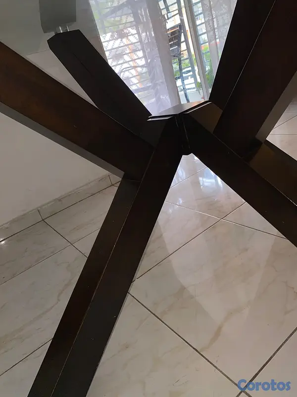 muebles y colchones - Mesa de comedor Redonda  2