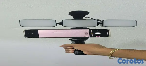 camaras y audio - Kit de video making AY-49 de 3 luces ideal para podcast y videos 2