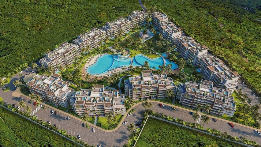 apartamentos - Proyecto en venta Punta Cana #24-151 dos dormitorios, balcón, línea blanca.
 5