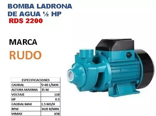 herramientas, jardines y exterior - Bombita de agua para casa medio hp 6