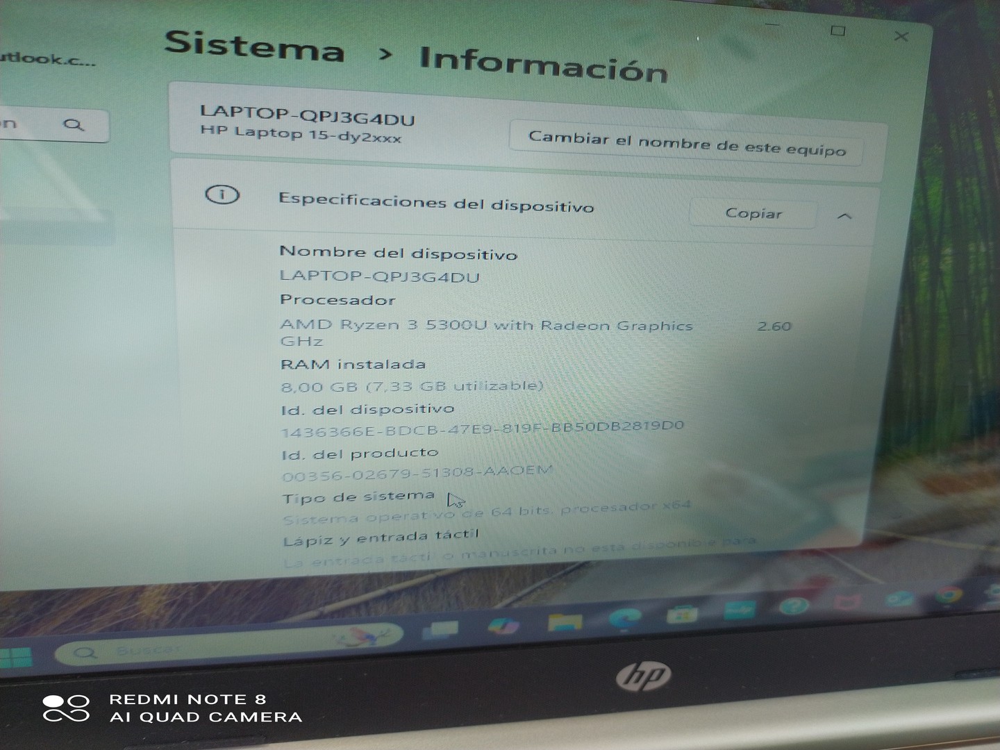 computadoras y laptops - Vendo Laptop Gaming HP. Ryzen 3. Gráfica AMD Radeon Vega integrada  2