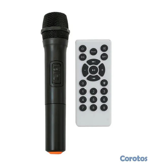 otros electronicos - Bocina Bluetooth de 15 pulgadas con asa y ruedas para su facil transporte y micr 7