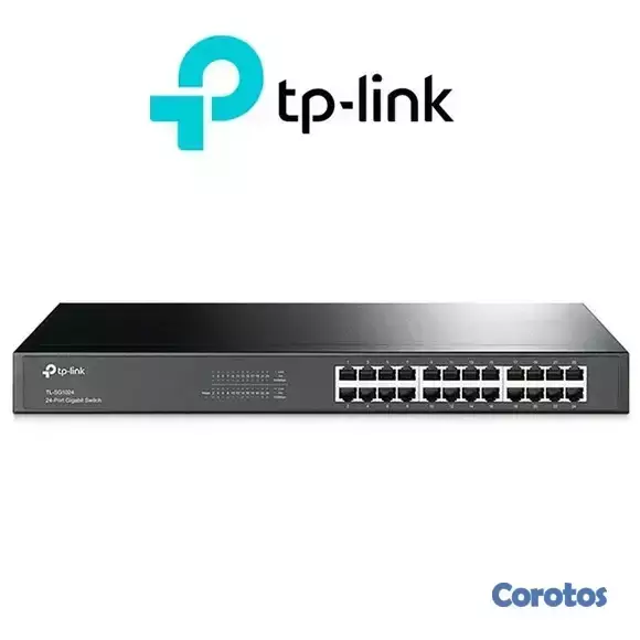 impresoras y scanners - SWITCH 24 PUERTOS TP-LINK TL-SG1024, NO ADMINISTRABLE/RACK, 24 PUERTOS GIGABIT E 2