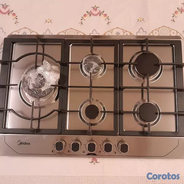 cocina - Estufa de gas 30" inoxidable marca MIDEA 5