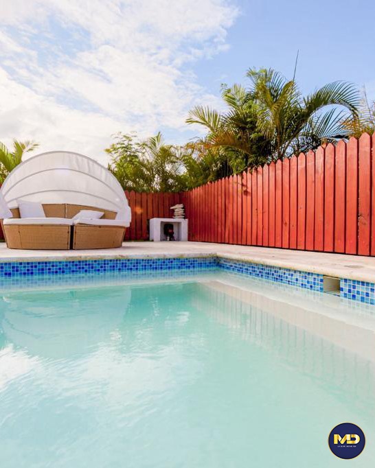 casas vacacionales y villas - VILLA EN RENTA| 3HB/3BÑ/2Pq| PISCINA+JACUZZI| TERRAZA| AMPLIO PATIO| AMUEBLADA 8