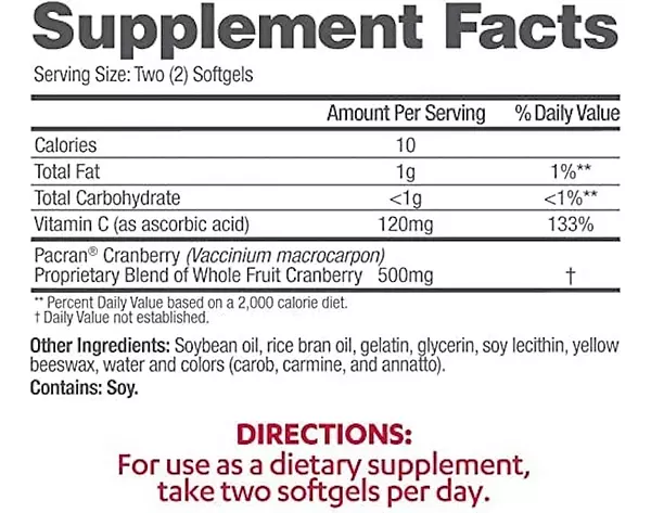 Salud y Equipamiento Médico - Cranberry 100 Caps 500mg Azo 2