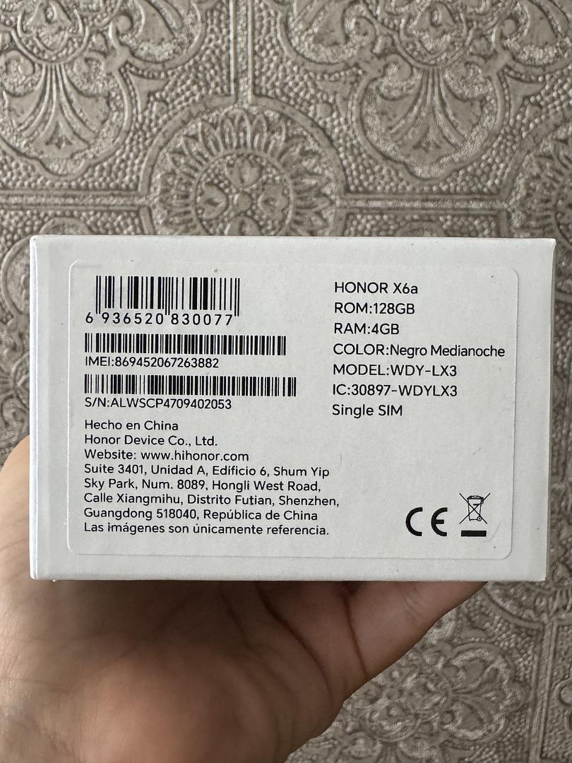 celulares y tabletas - Celular NUEVO Honor X6a 128GB  5