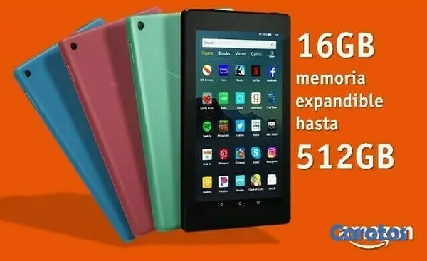 celulares y tabletas - Tablet Amazon Fire 7 pulgadas 16 GB 2
