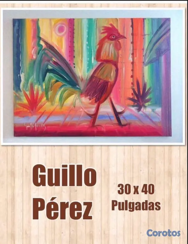 arte y antigüedades - Pintura del Maestro Guillo Perez 2