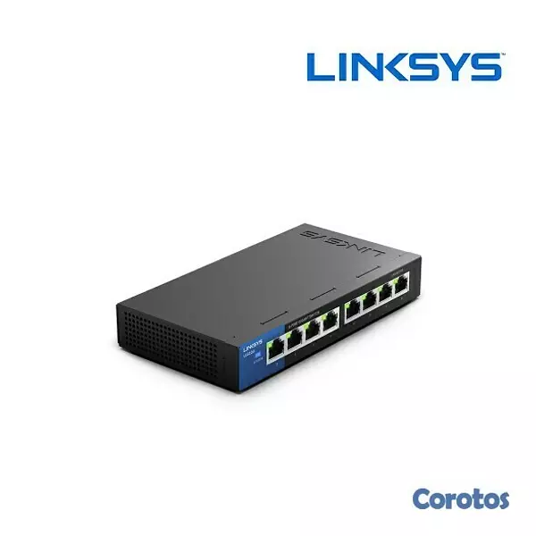 otros electronicos - SWITCH 8 PUERTOS  POE,L INKSYS Gigabit escritorio,empresarial  LGS108 2