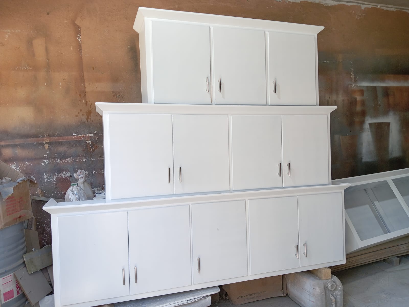 muebles y colchones - Gabinete de dos blanco 