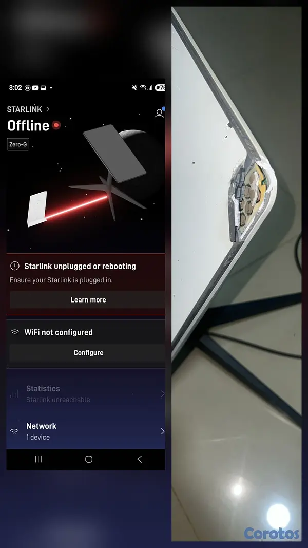 otros electronicos - starlink gen2 gen3 reparacion de antenas y routers 2
