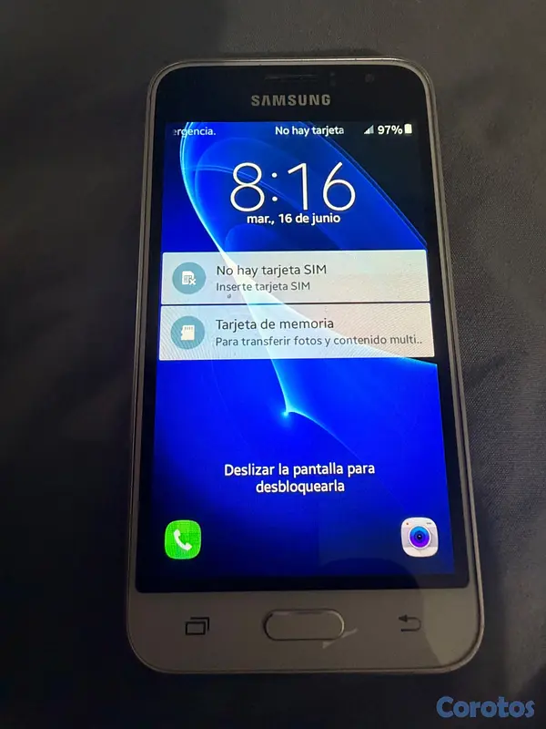 celulares y tabletas - SAMSUNG GALAXY  ESPRESS 3 bloqueado AT&T memoria S 9