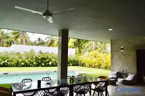 casas vacacionales y villas - Las Terrenas - Samaná, Villa amueblada de 5 hab cerca de la playa 4
