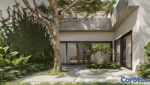 casas vacacionales y villas - Casas de 3 Habitaciones con Patio en Ecos Yard, Ave. Ecológica 8