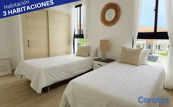 casas vacacionales y villas - venta de villas en punta cana con opción a jacuzzi República Dominicana  5