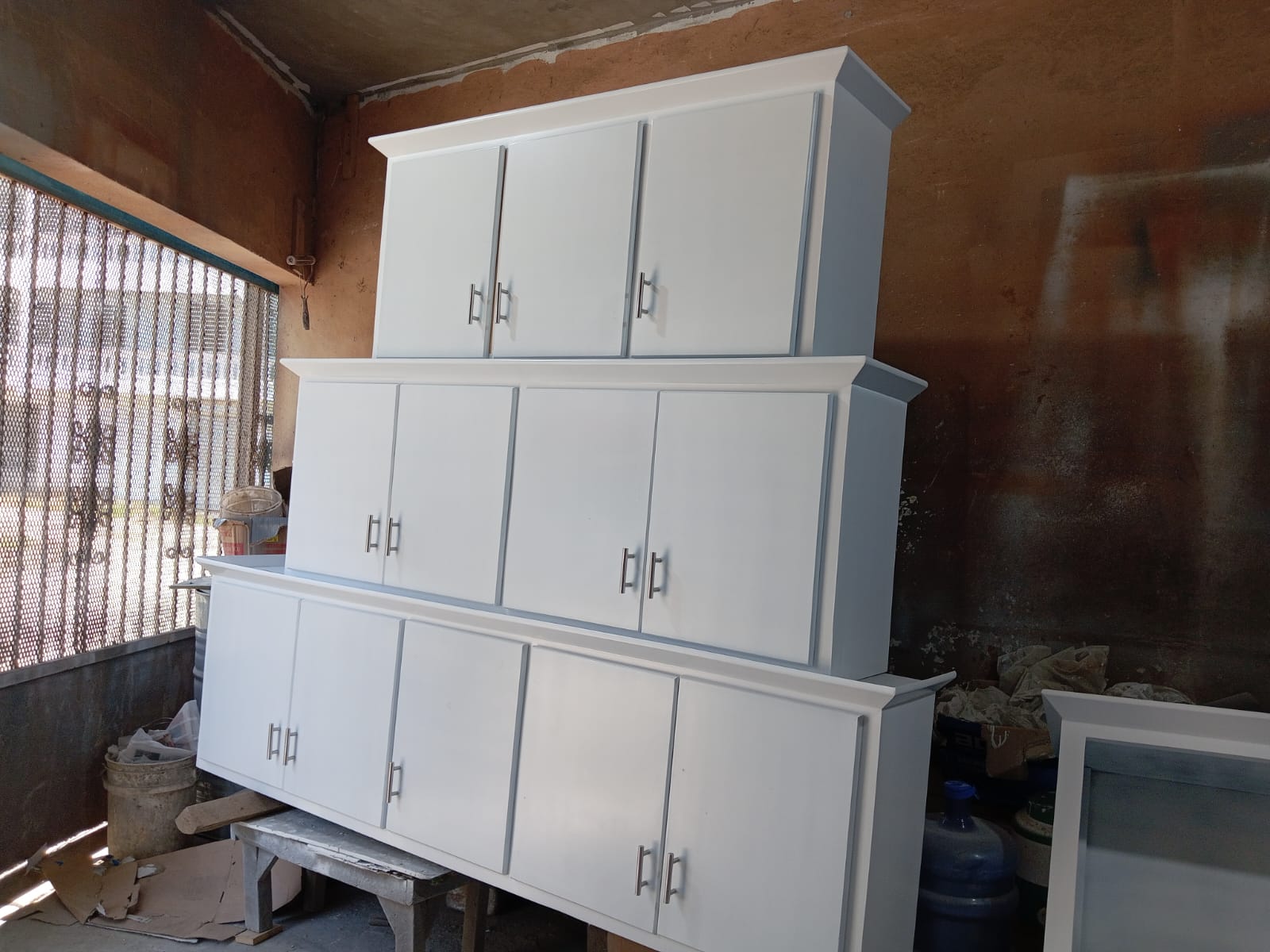 muebles y colchones - Gabinete de dos blanco  1