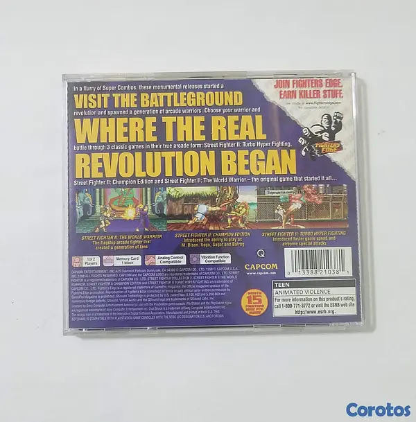 consolas y videojuegos - Street Fighter Collection 2 de PlayStation 1 (PS1) 3