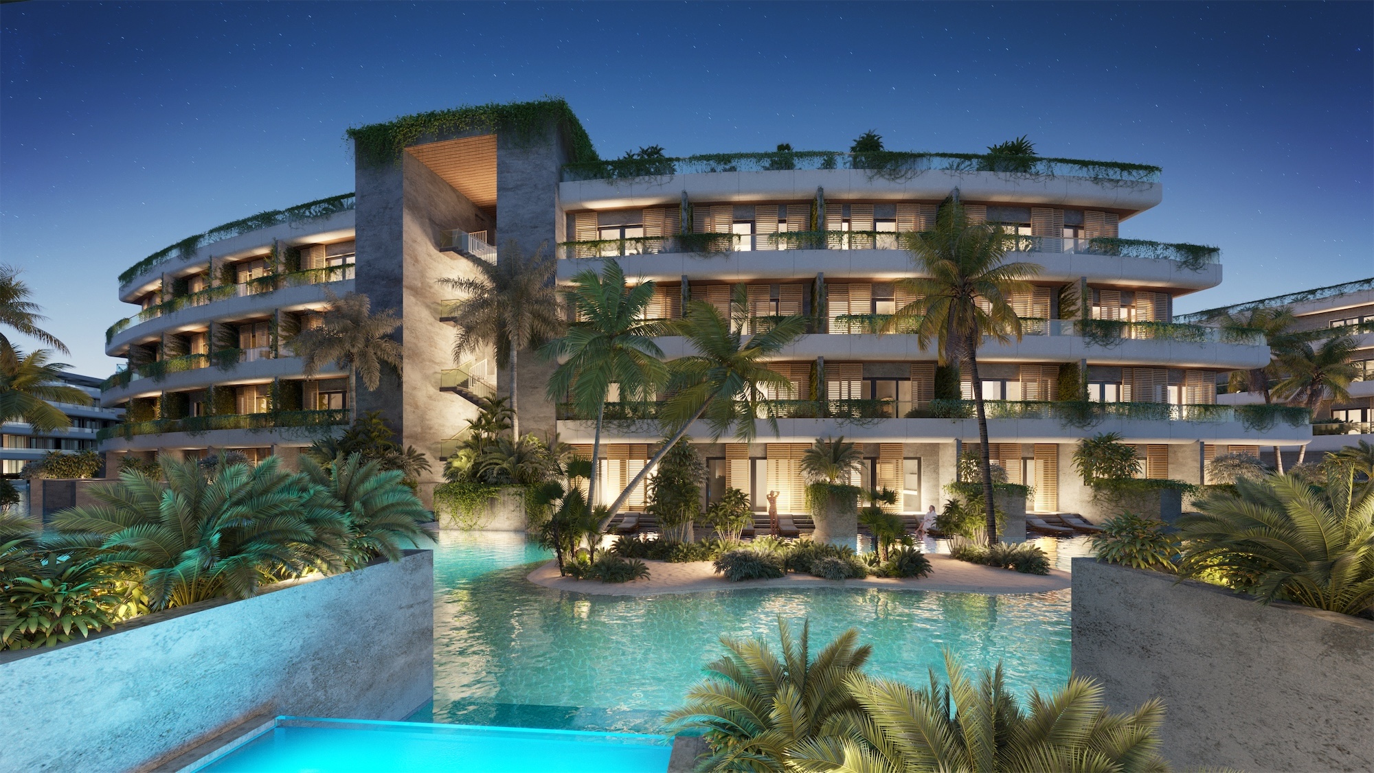 apartamentos - Venta de proyectos de apartamentos en Bavaro punta cana amueblados y jacuzzi 4