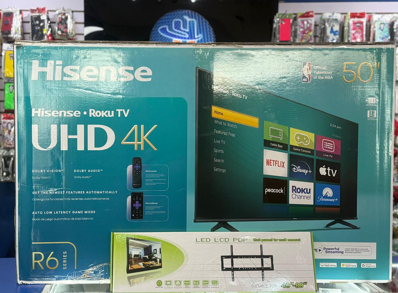 tv - SMART TV HISENSE DE 50 PULGADAS ROKU 4K NUEVAS #NUEVAS  0