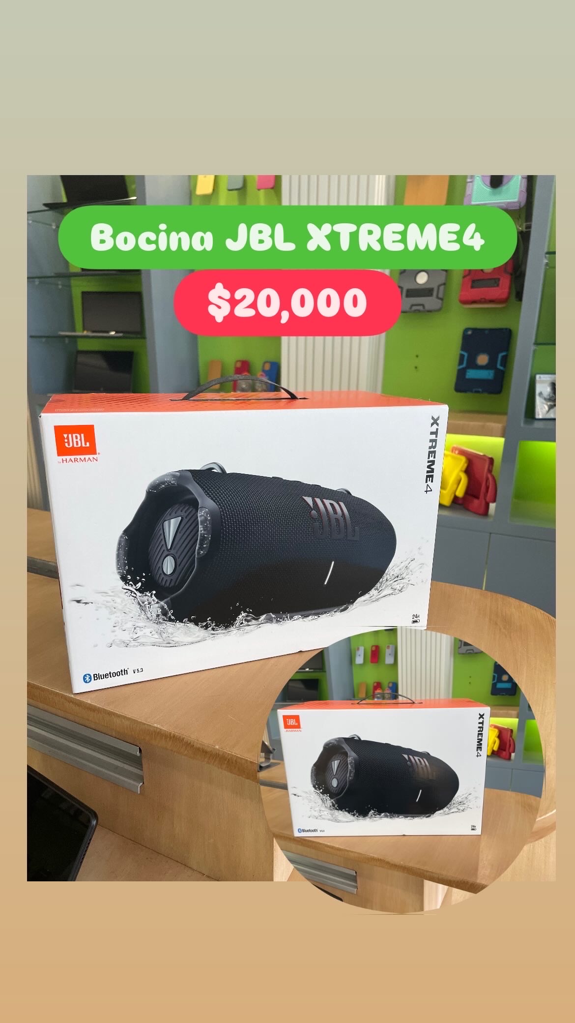 camaras y audio - BOCINA JBL EXTREME4 $20,000 2